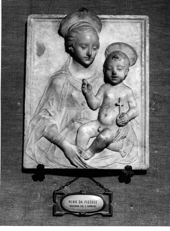 Madonna con Bambino (rilievo, opera isolata) di Mino da Fiesole (attribuito) (se
